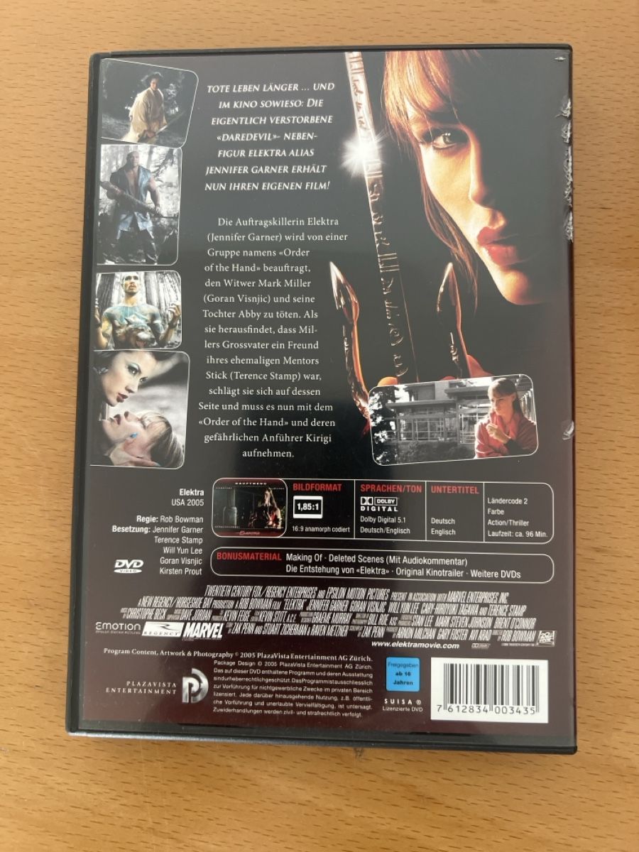 Tutti i DVDs: Elektra 2-Disc Special Edition DVD Jennifer Garner – Usato da windisch venduto da meisterkingremo 1