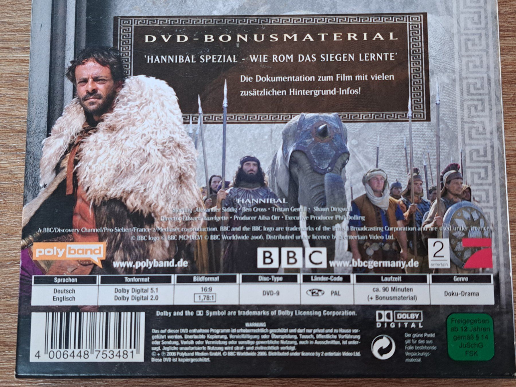Tutti i DVDs: DVD Hannibal, Der Albtraum Roms – Nuovo (secondo la descrizione) da Unterseen venduto da Kanica 3