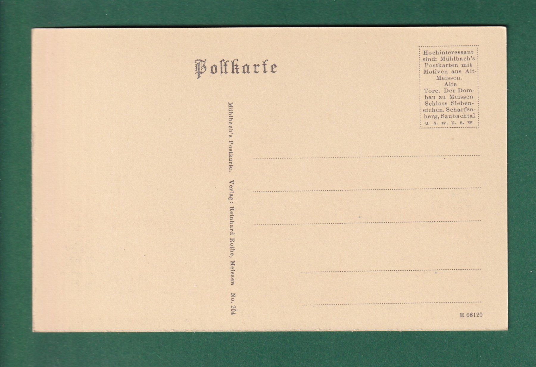 Cartoline postali: MEISSEN - Schiff Saxonia – Usato da Pully venduto da nicecards-shop 1