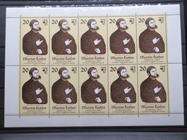 DDR 1982 Martin Luther Kleinbogen **