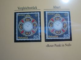 Abart 1970 **, Antike Taschenuhr, "Roter Punkt in Null"