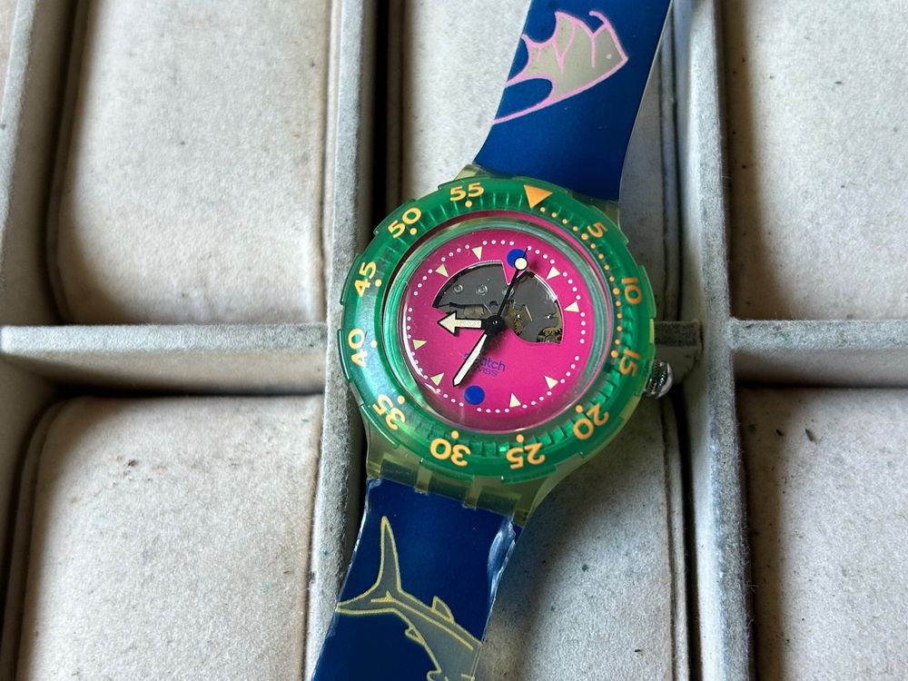 Montre Swatch Scuba SDN101 HAPPY FISH fonctionne (Gebraucht) in ...
