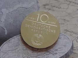 DDR 10 Mark 1981 "Georg Wilhelm Friedrich Hegel" 1770-1831