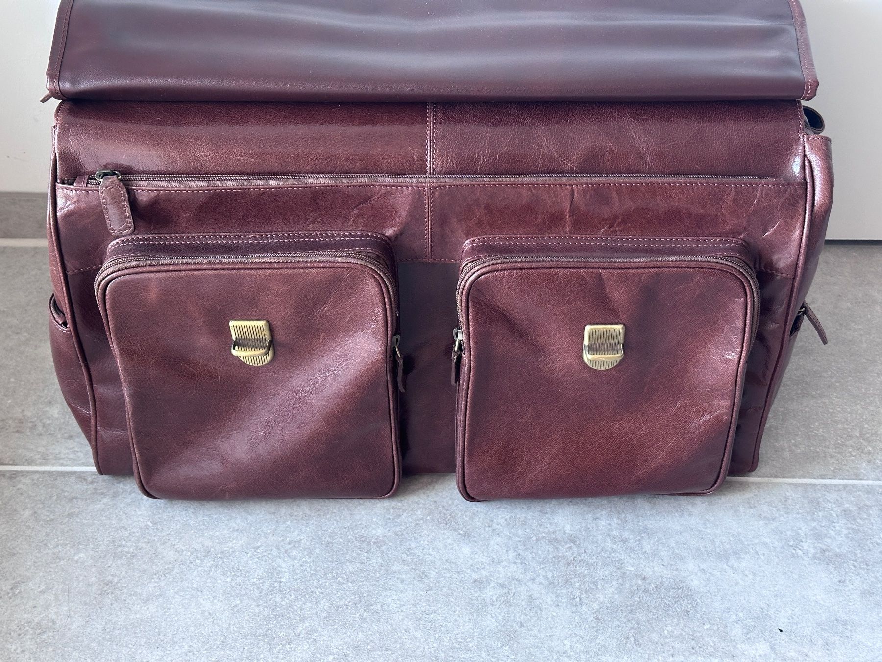 Taschen: Reise-Tasche aus Leder - neuwertig – Neu (gemäss Beschreibung) aus Berg SG von elcapitan02 1