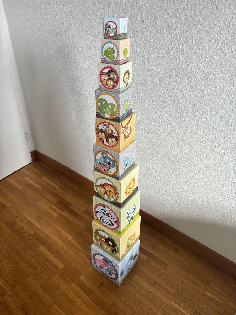 Janod Giocattoli: Pyramide chiffres JANOD 12mois – Usato da Chêne-Bougeries venduto da CeliaMate 2