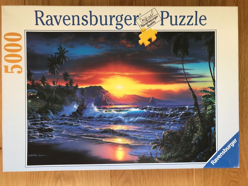 Puzzle Ravensburger 5000 Pièces – Parc Fleuri (1985) – Neuf