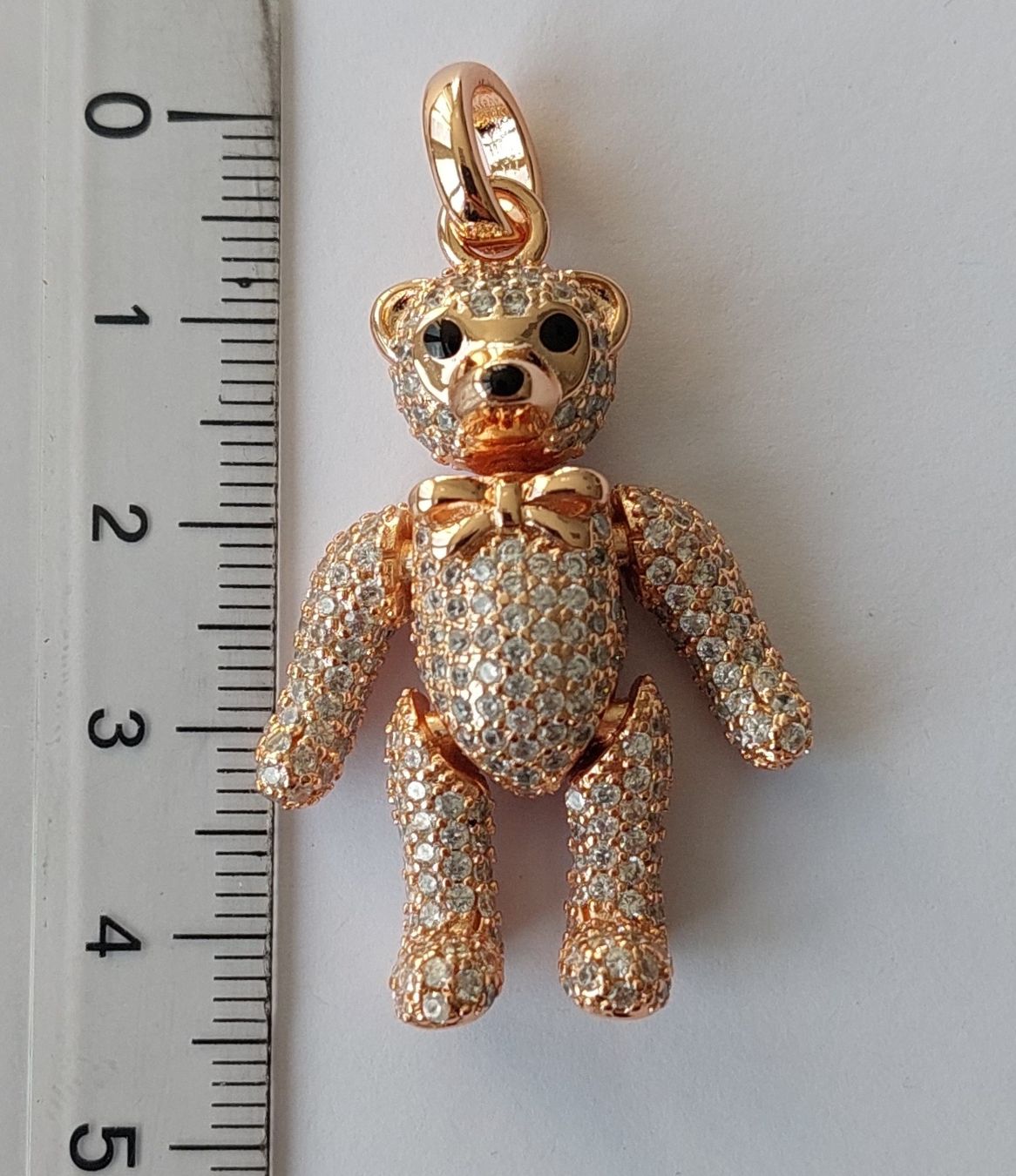 Anhänger: Bär Rosegold/Silber 925 – Neu (gemäss Beschreibung) aus Madetswil von triforuz 2