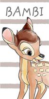 Disney Bambi Handtuch Strandtuch Rehkitz mit Aufschrift