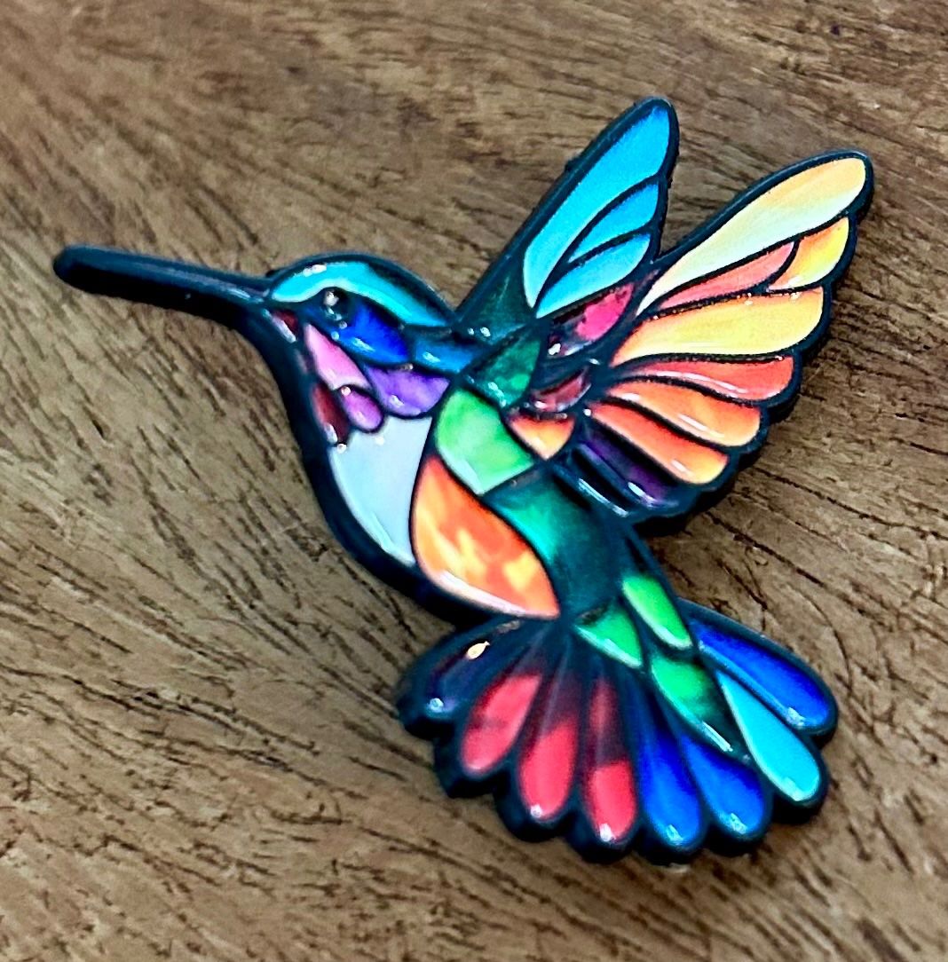 Placchette & Badge: Pin Vogel Kolibri – Nuovo e nell'imballaggio originale da Geneve venduto da vane267