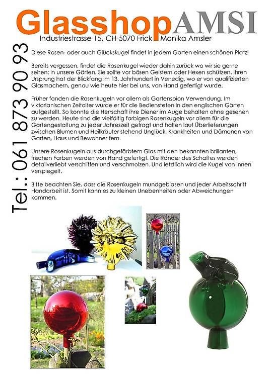 Tutte le decorazioni: Gartenkugel, Sujet Sonne, Glas, div. Farben – Usato da Kaisten venduto da AMSImara 4
