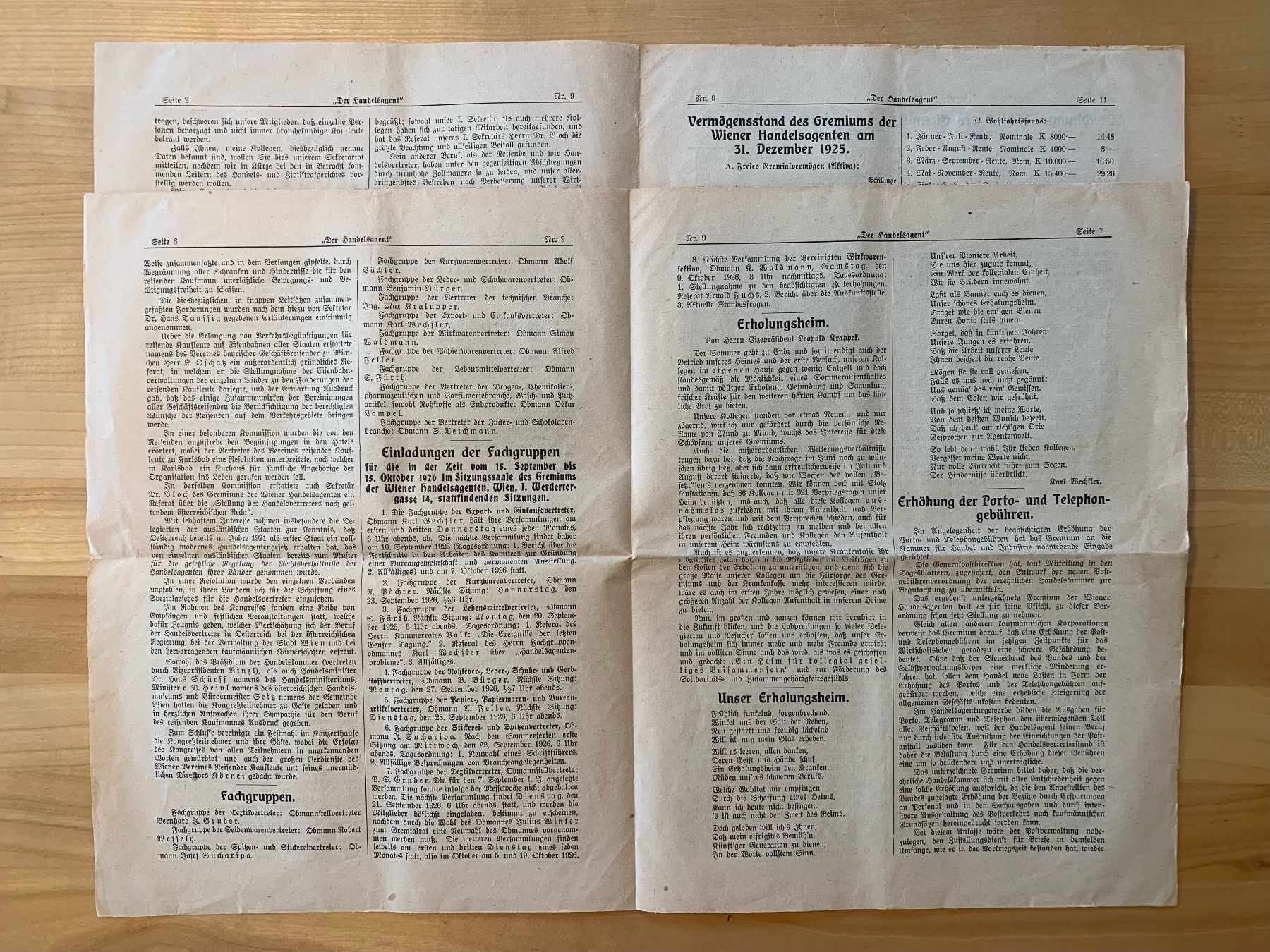 Riviste & Magazine: Handelsagent Zeitung 1926 – Usato da Zürich venduto da ruedigg 1