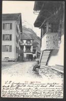 Elm Dorfstrasse mit Hotel Elmer