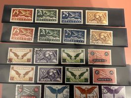 Briefmarken Flugpostmarken Schweiz Nr. 3 - 15