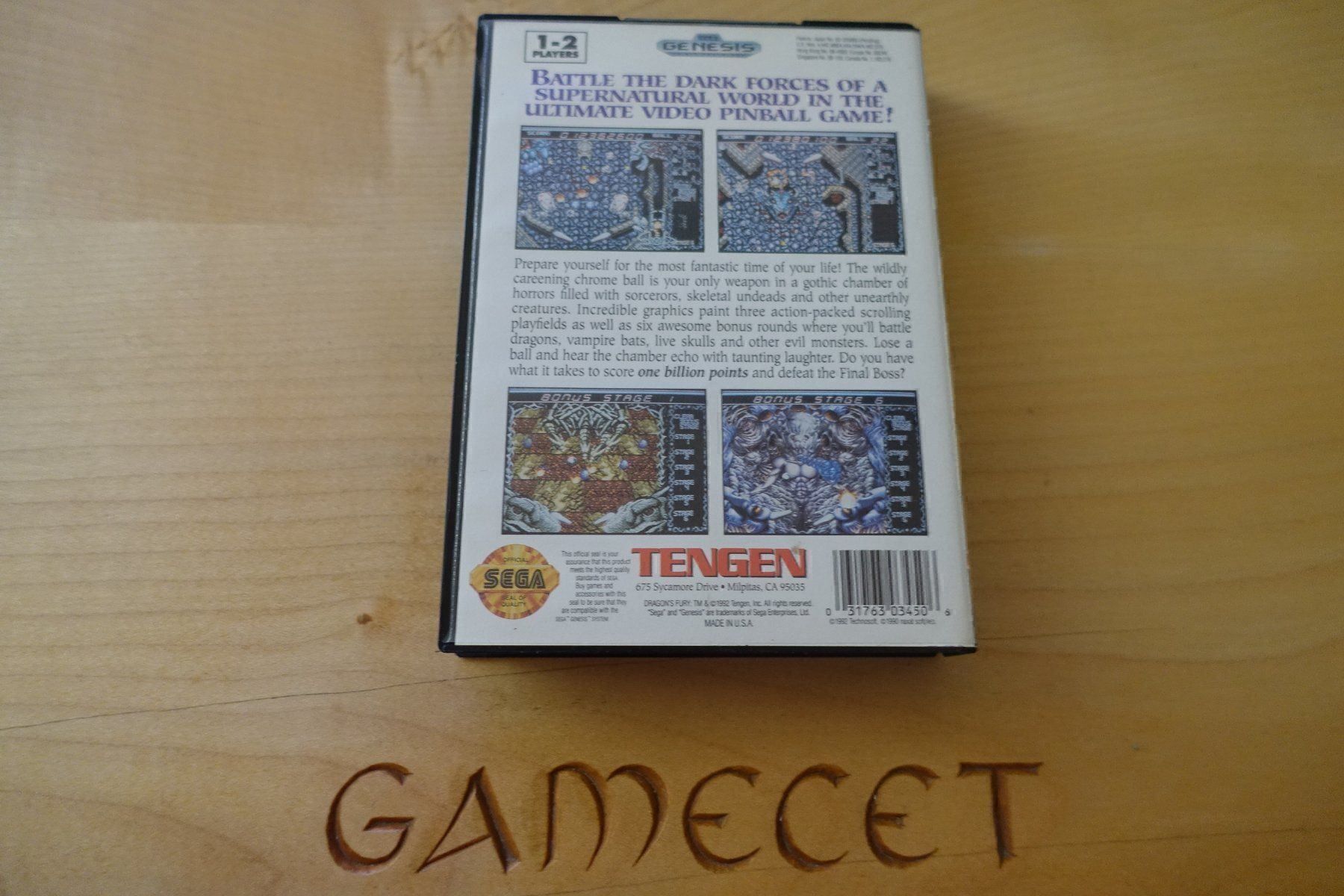 Sega Giochi: Dragon's Fury - Genesis – Usato da Steinach venduto da Gamecet 2