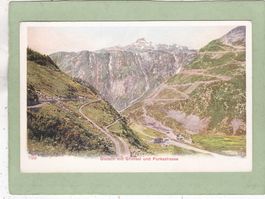 Gletsch mit Grimsel und Furkastrasse