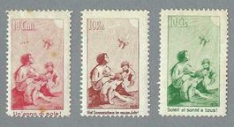 PJ VORLÄUFER I-III *, NEU, ITALIENISCH FLECKIG, AB 1 FR.