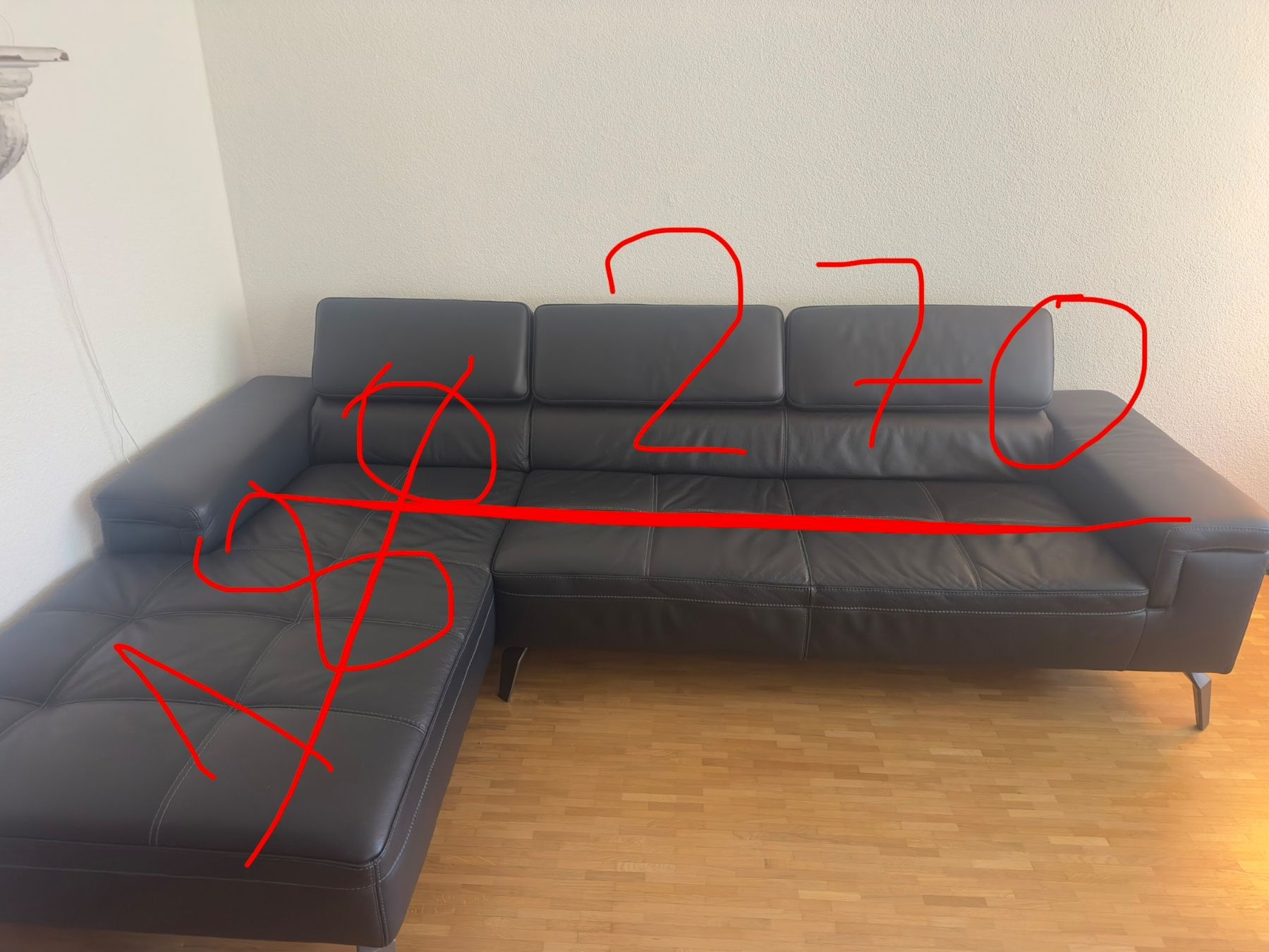 Sofas: Ledersofa (Echtleder) – Gebraucht aus Nänikon von Mastinao 3