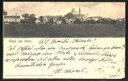 Gruss aus Uster, gelaufen 1901