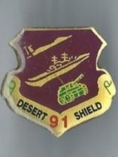 Plaketten & Abzeichen: Desert 91 Shield PIN – Gebraucht aus Zürich von t24_de