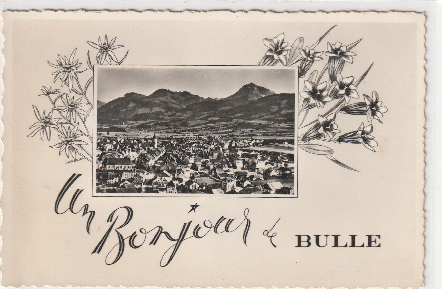 Cartoline postali: FR.-Bulle - Glückwunsch-Karte – Usato da uttwil venduto da Koehlerfred