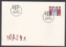 2013, FDC, Sondermarke bfu (Nr. 1461)