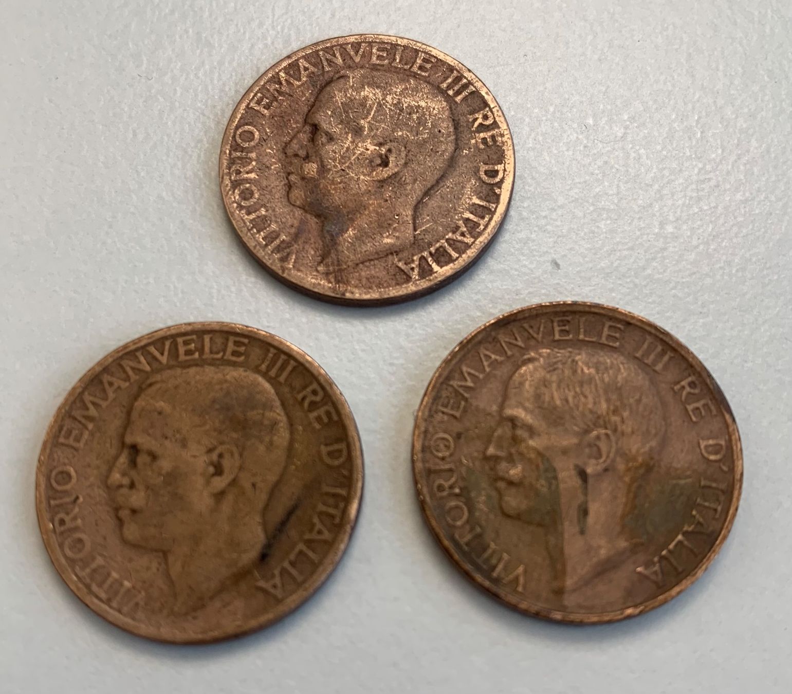 Tutti le monete: Italien 10 Centesimi 1920 & 1921 & 1926 – Usato da Opfikon venduto da BananaGio01 1