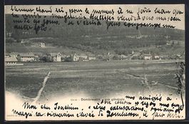 AK Dombresson, Vue générale, 1904