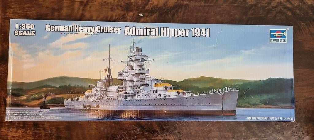Kit di modellismo & Modellini statici: Trumpeter Admiral Hipper 1:350 – Usato da Glattbrugg venduto da Katric13