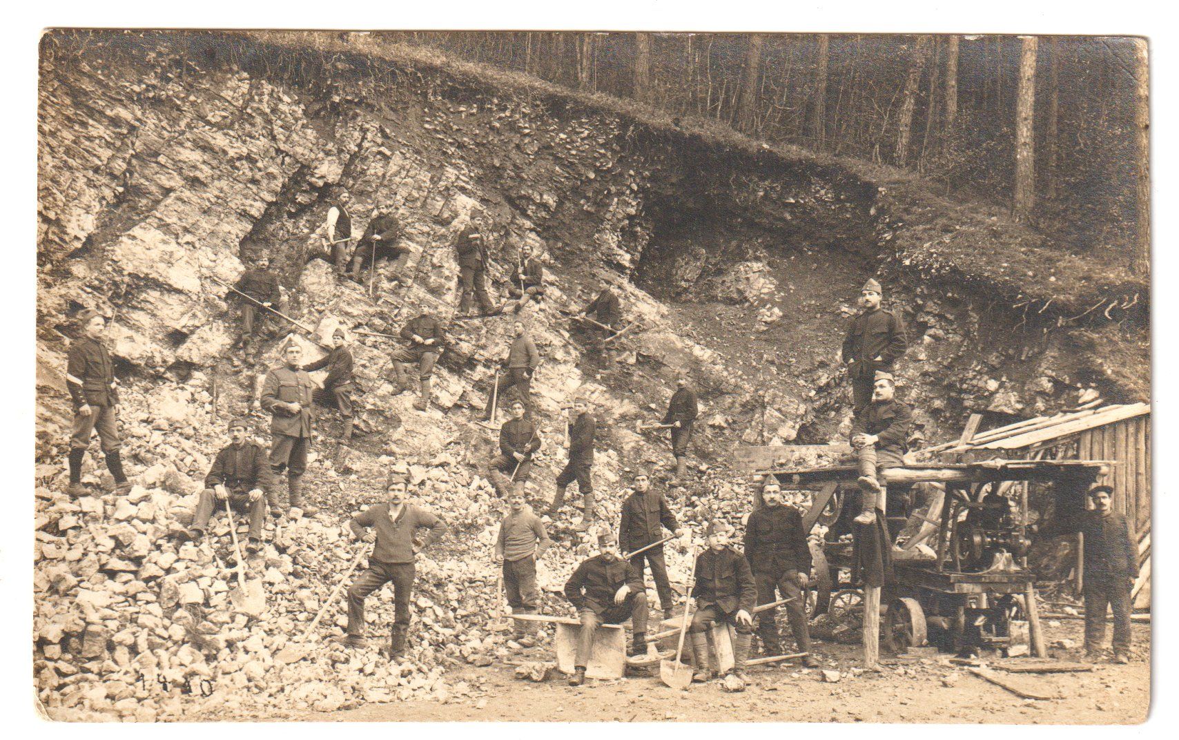 Cartoline postali: Soldaten beim Arbeiten – Usato da Minusio venduto da Mer66