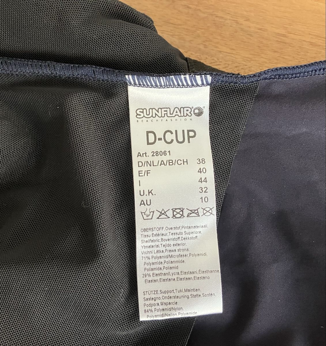 Sunflair Costumi da bagno & Bikini: SUNFLAIR  Tankini Oberteil 38 D – Usato da Weiningen ZH venduto da moon-55 4