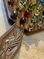Jeu de solitaire en bois - Gruyère  - Vintage