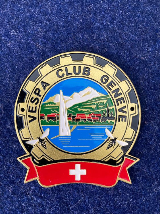 Plaque Club Genève VESPA Kaufen auf Ricardo