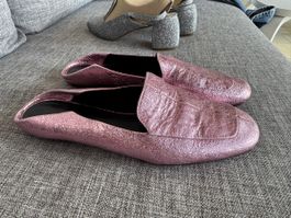 Women Loafers Pink Size 40 