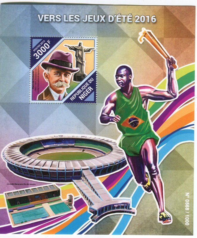 Alle Briefmarken: Block "Olympische Spiele". Niger. – Neu und originalverpackt aus Basel von Butsch5