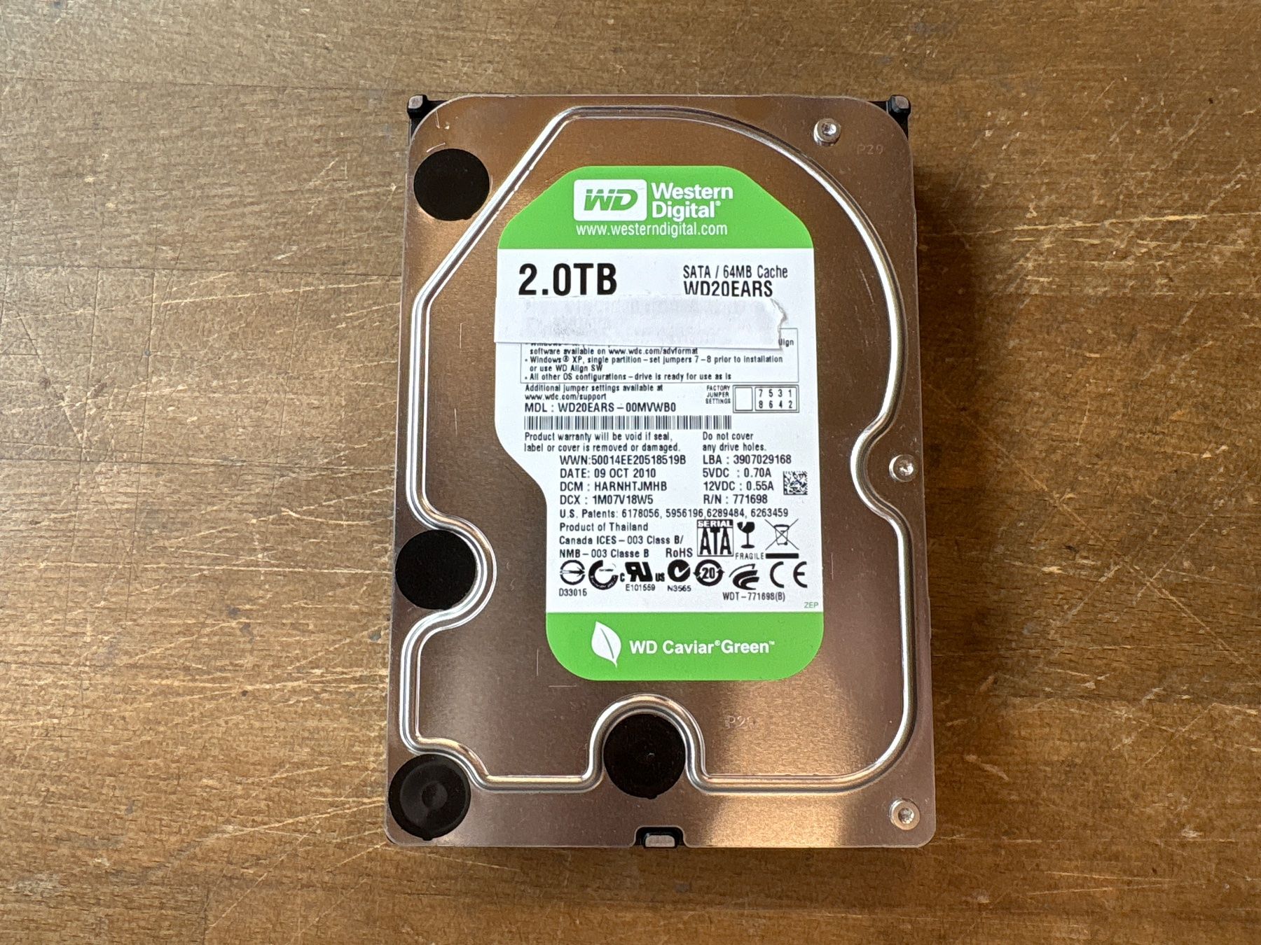 Western Digital Harddisks: Festplatte HDD WD 2TB – Gebraucht aus Chur von Feschtland