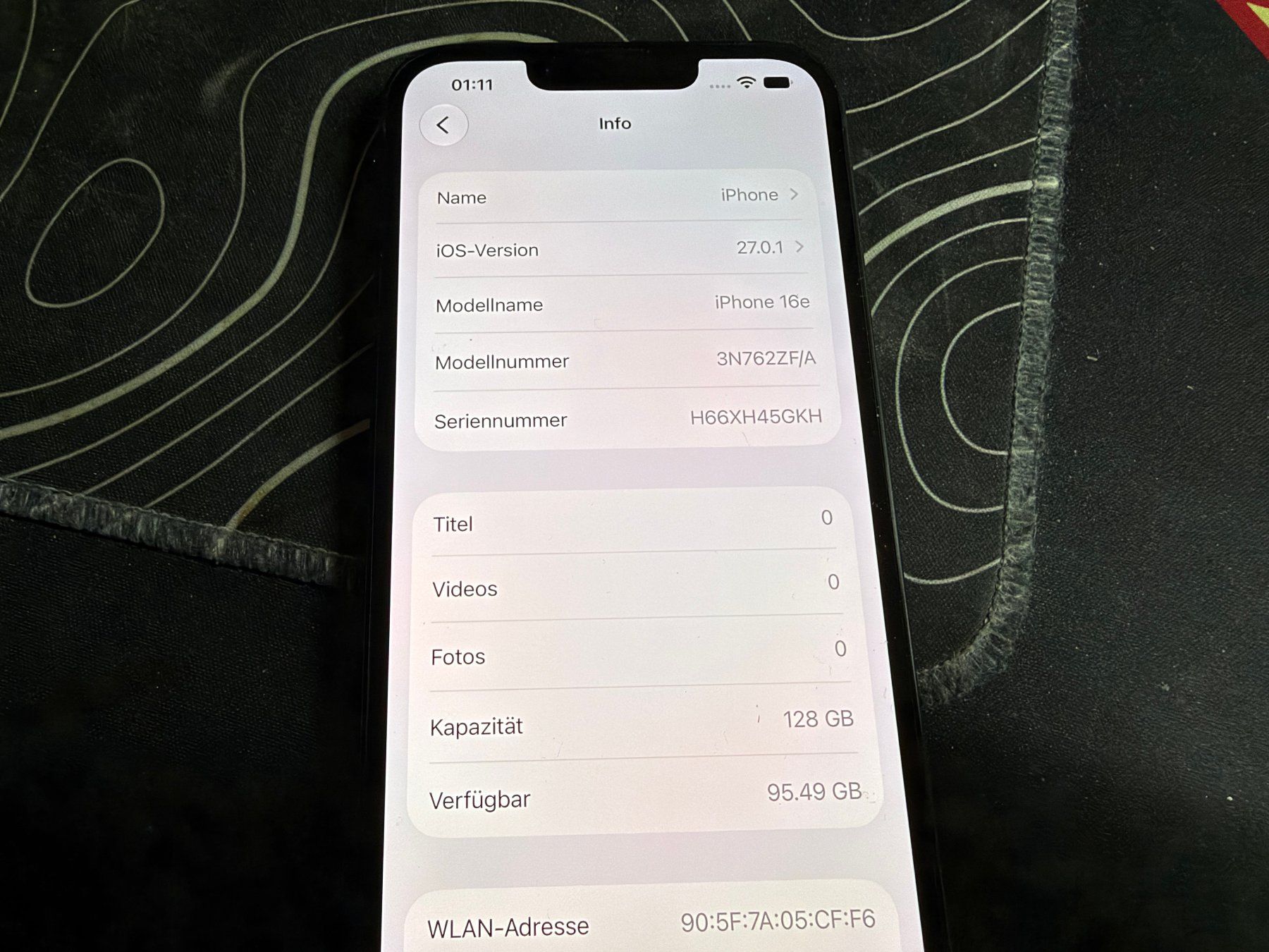 Apple Handys / Smartphones: Iphone 16E 128Gb#201 – Gebraucht aus Au SG von bah_6f5w 4
