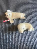 Altmann Tierfiguren Echtfell Vintage 2er Set Sammlerstücke