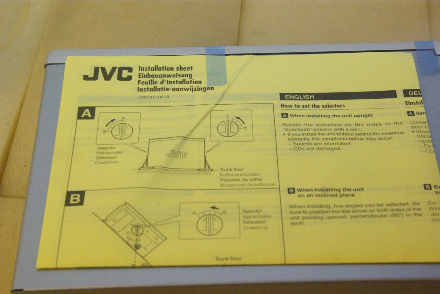 JVC Lettore multimediale & Streamer: JVC CD - RW Wechsler CH-X550, neu – Nuovo (secondo la descrizione) da Herisau venduto da Cevianer1844 2