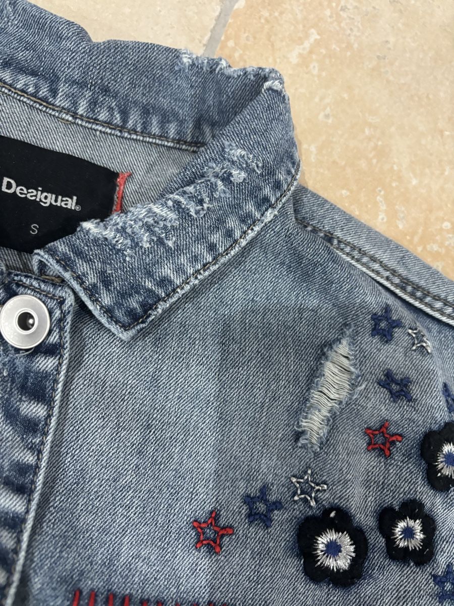 Desigual Giacche: Desigual: giacca jeans – Nuovo (secondo la descrizione) da Losone venduto da Tilly-nb7t 1