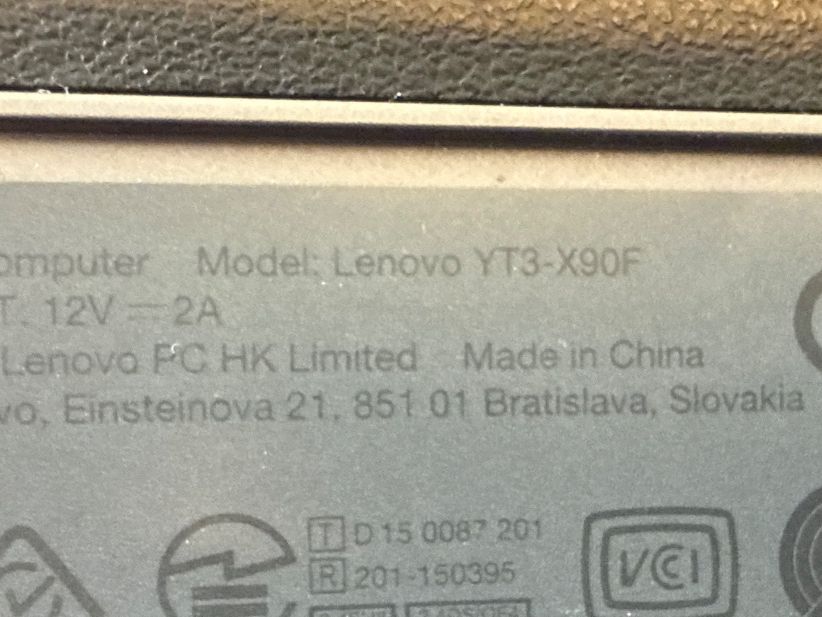 Lenovo Vidéoprojecteurs: Lenovo YT3-X90F Tablett mit Beamer – D'occasion à Geroldswil par IT-REPAIR-CAFE.SPACE 2