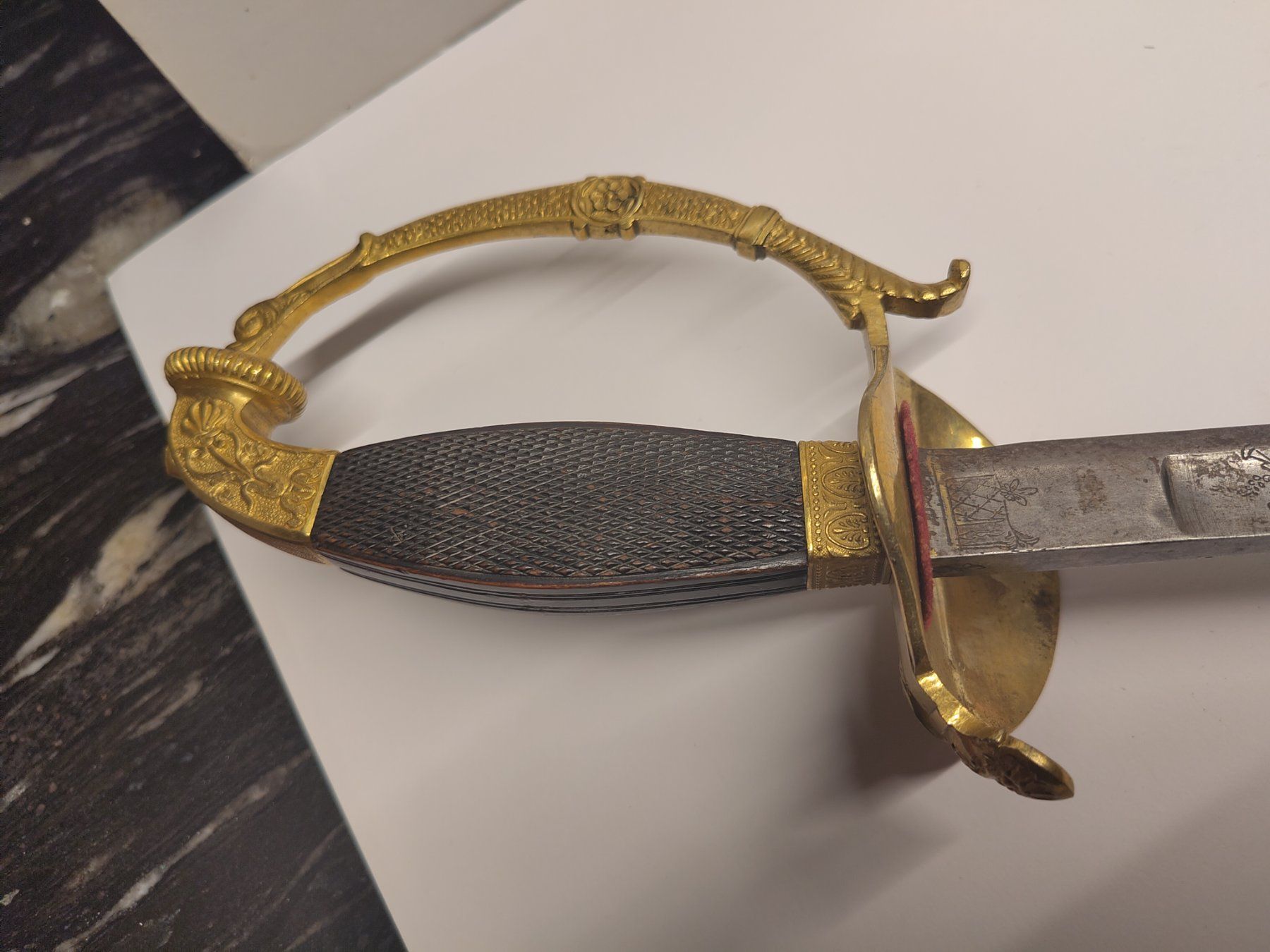 Sonstiges zum Sammeln & Seltenes: Épée d'officier époque restauration, vers 1820 – Gebraucht aus Choëx von aru_vs6m 3