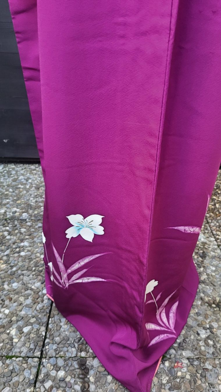 Kimono: Kimono japonais violet – Nuovo (secondo la descrizione) da Fribourg venduto da VictoriaShop7 5