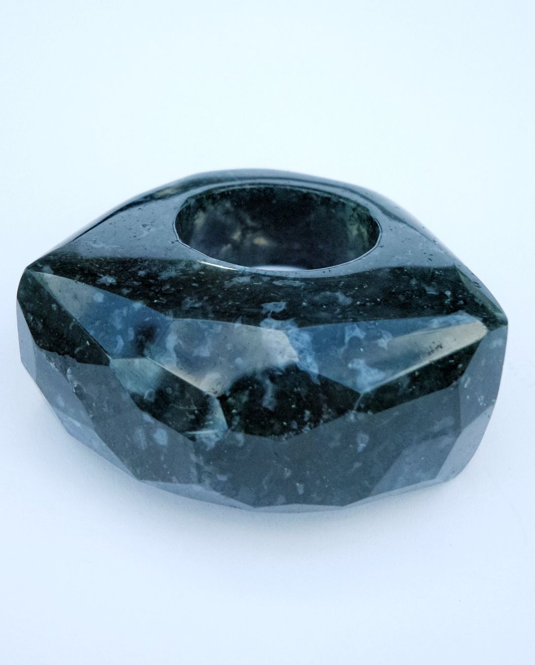Bagues: Moss Agate Fullstone Fingerring – Neuf (Voir description) à Zürich par benedikt12 8