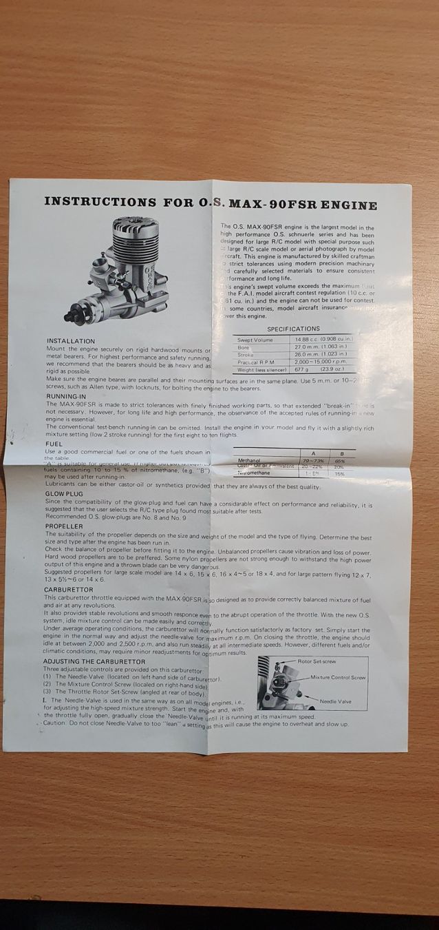 Modellismo RC: Modellmotor O. S. Max - 90F SR – Nuovo (secondo la descrizione) da Grosswangen venduto da heus 9