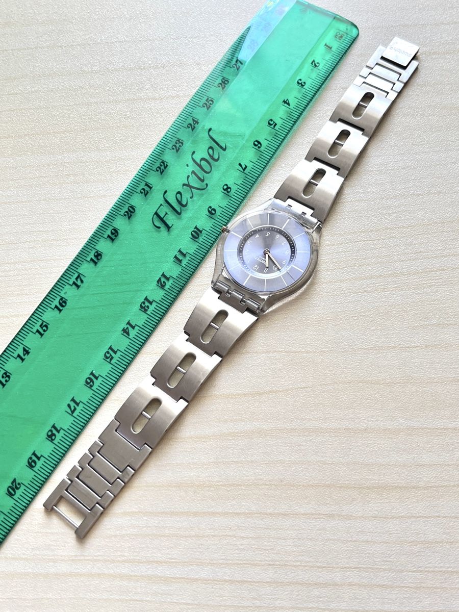 Swatch Uhren: Swatch Uhr transparent mit Metallband  – Gebraucht aus Grenchen von chththl 8