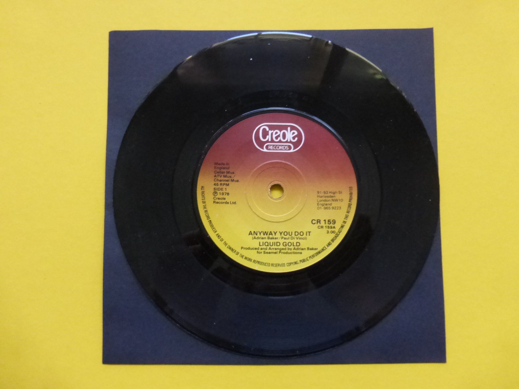 Dischi in vinile: Liquid Gold – Anyway You Do It – Usato da Zürich venduto da Swiss57