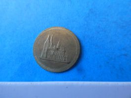 Nürnberg 19. Jh., antiker Rechenpfennig - Pute/Dom