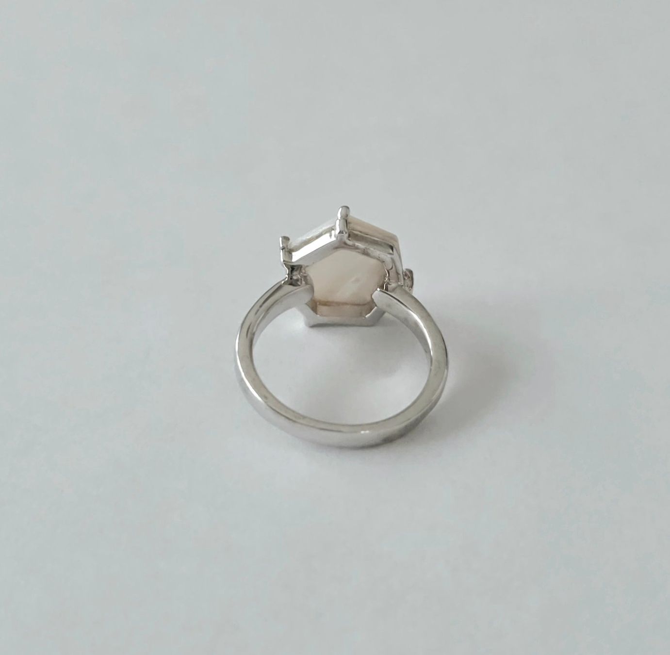 Anelli: Silberring 925 mit Perlmutter, elegant & dezent - Neu – Nuovo e nell'imballaggio originale da Uetikon am See venduto da Coralreef 5