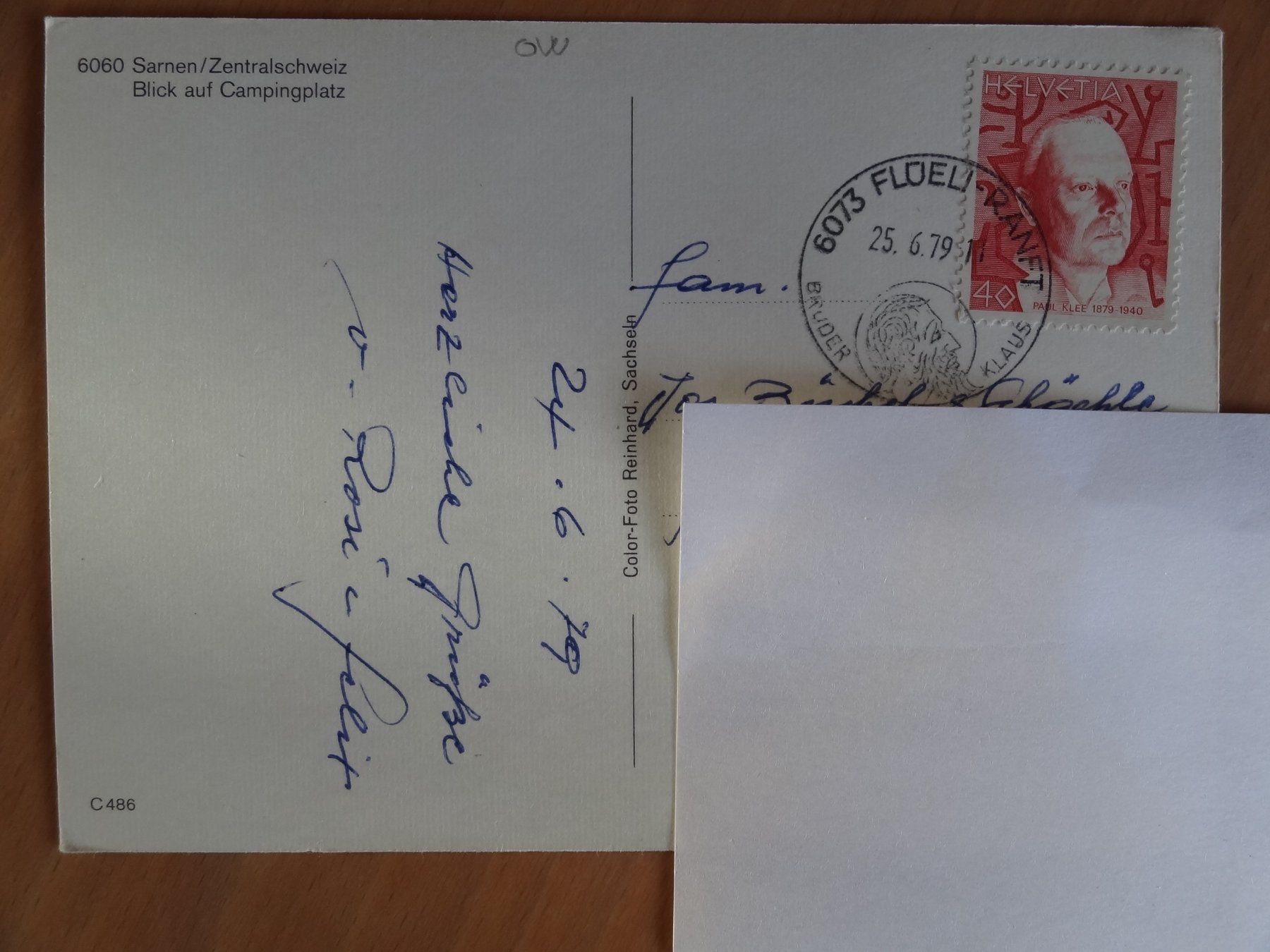 Cartoline postali: Sarnen - vue générale - 1979 – Usato da St Léonard venduto da Riglin 1