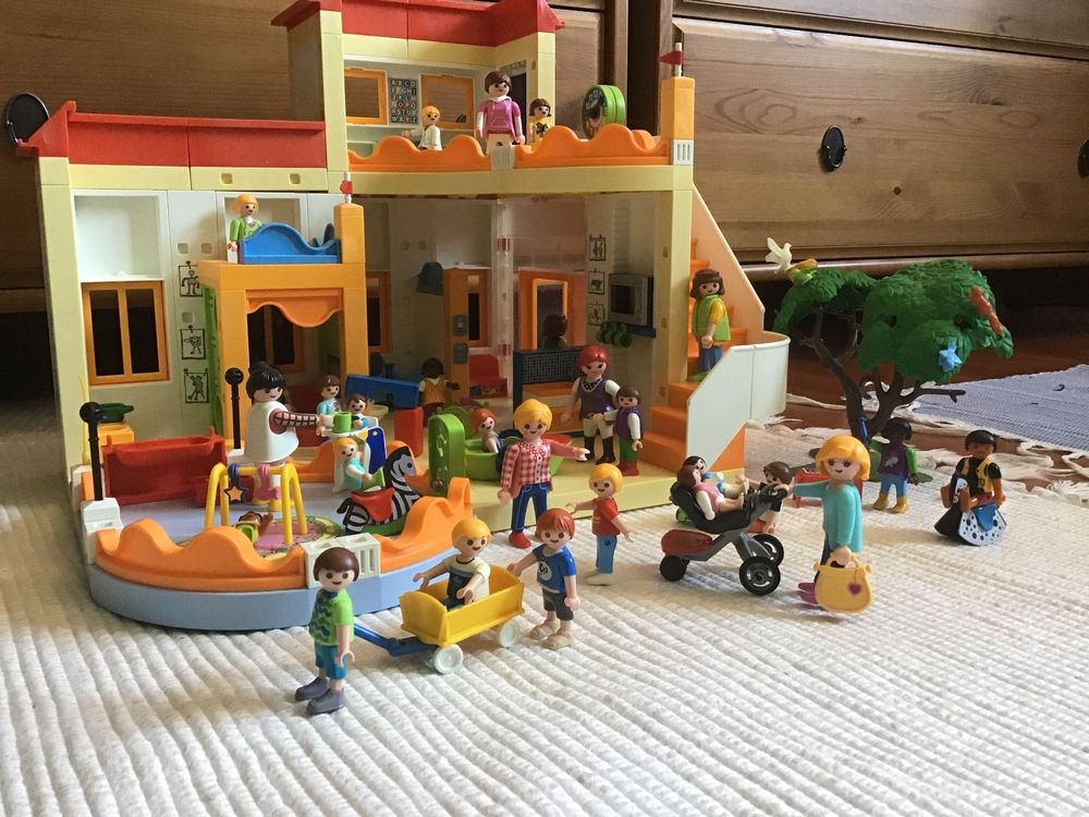 Playmobil KiTa Sonnenschein/Kindergarten (mit Erweiterung) (Gebraucht Motiv 